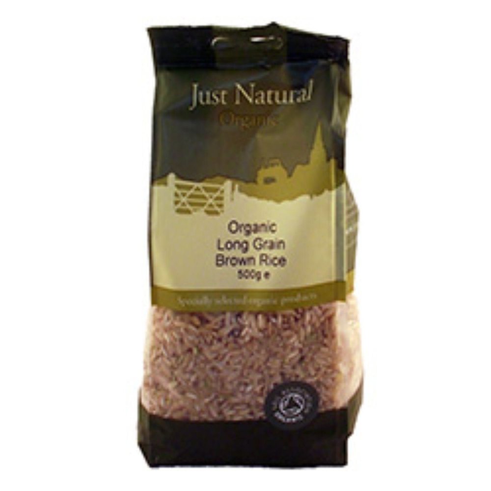 Just Natural Organic Organic Long Grain Brown Rice 500g