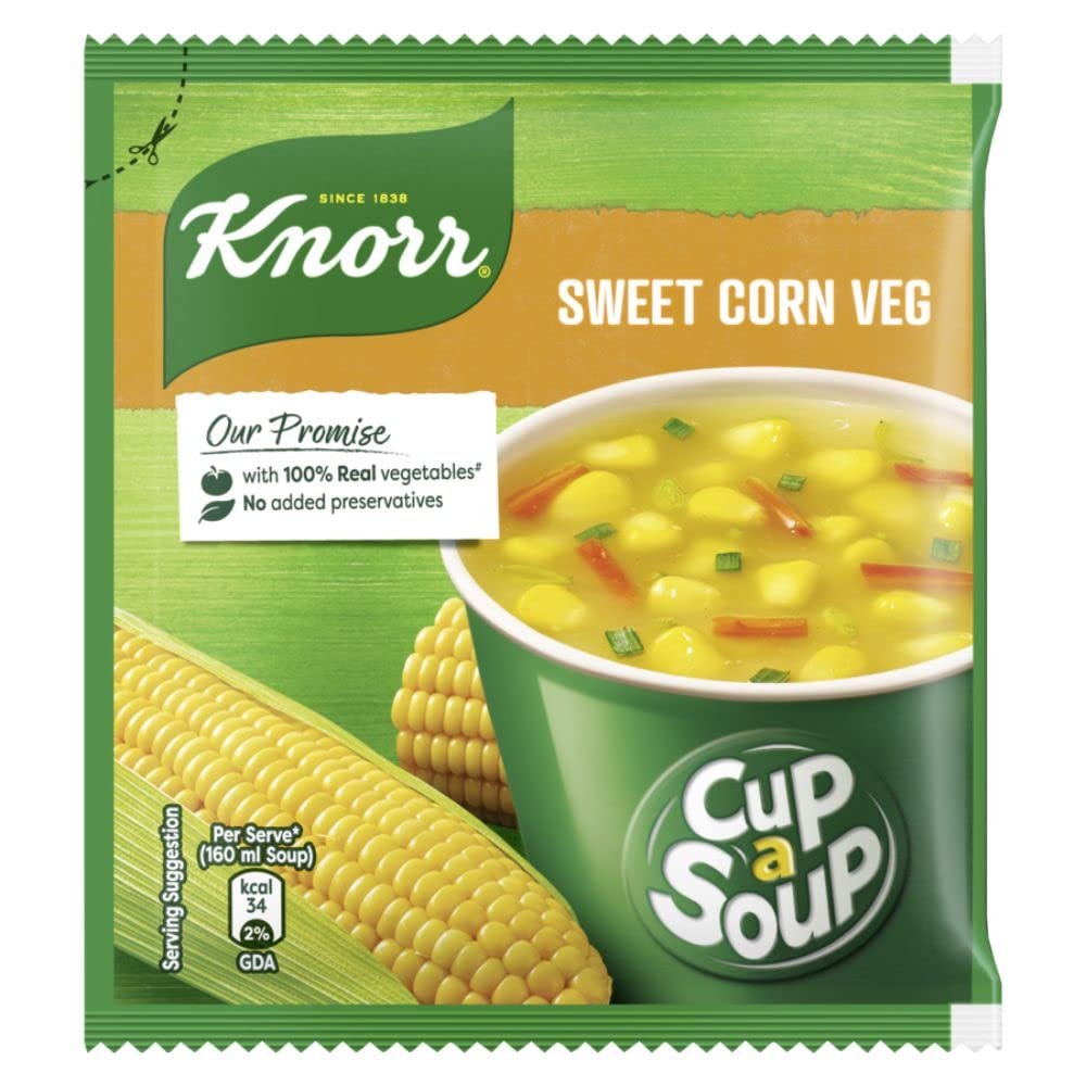 Knorr Instant Sweet Corn Cup-A-Soup 10 Gm
