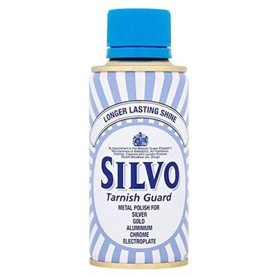 Silvo Tarnish Guard Metal Polish Wadding -for Silver, Gold, Chrome, Aluminum, and Electroplated Surfaces (175ml)