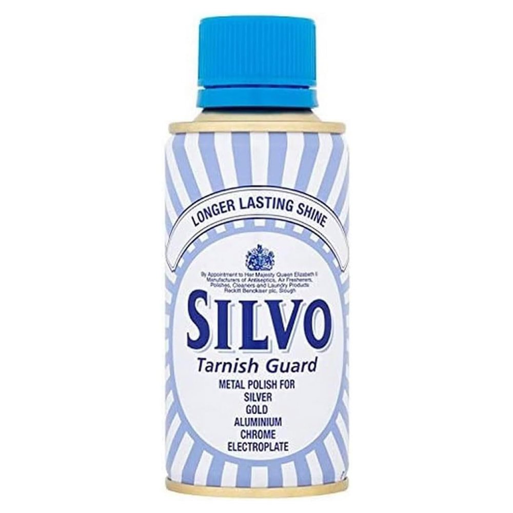Silvo Tarnish Guard Metal Polish Wadding -for Silver, Gold, Chrome, Aluminum, and Electroplated Surfaces (175ml)