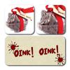 ButtonChocs Chocolate Piglet - Oink Oink. Belgian Milk Chocolate Gift. view 2