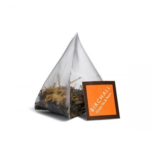 BIRCHALL Green Tea Peach Tea Bags  Box of 20