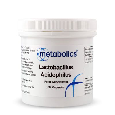 Lactobacillus Acidophilus, Lactobacillus - Pot of 90 Capsules Containing 500mg