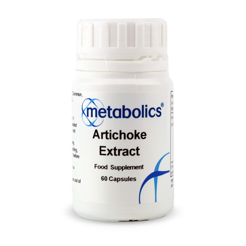 Artichoke Extract 500mg (60 Capsules) | Contains 2.5% Cynarin | Liver Support Supplelment with No Additives