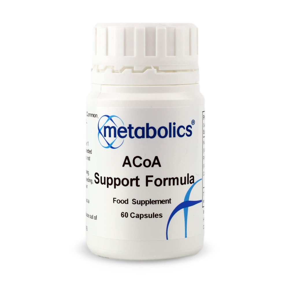Acetyl CoA Support Formula (Pot of 60 Capsules) for Energy Support