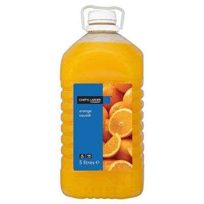 Chef's Larder Orange Squash 5 Litres Case of 2