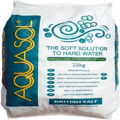AQUASOL | Salt Tablets | 3 x 25Kg | for Water Softeners | 100% UK Manufactured from Food Grade PDV