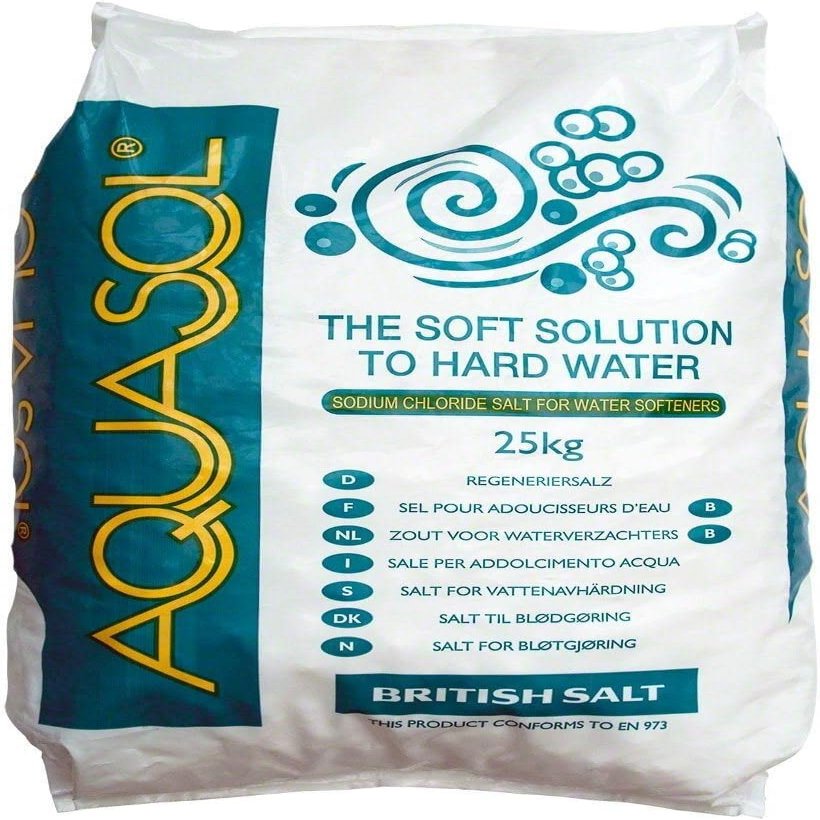 AQUASOL | Salt Tablets | 3 x 25Kg | for Water Softeners | 100% UK Manufactured from Food Grade PDV