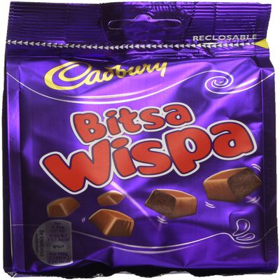 Cadbury Bitsa Wispa Chocolate Bag, 110g
