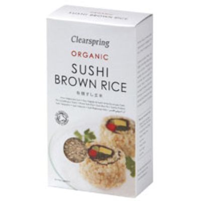 Clearspring Organic Sushi Brown Rice - Short Grain Japanese Style Rice