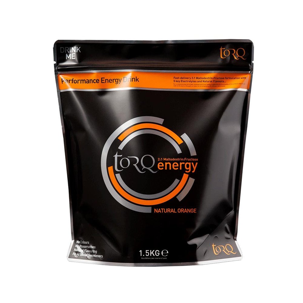 Torq X2 Energy Drink Natural Orange - Black, 1.5 kg