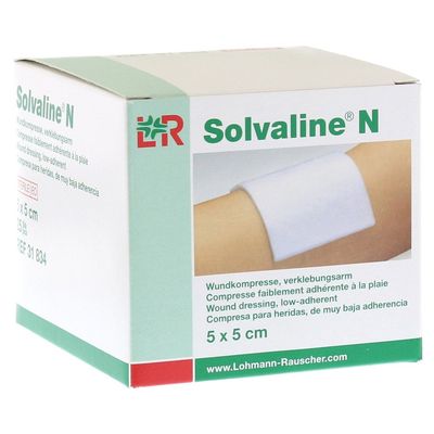 Solvaline N Sterile Dressing 5 x 5 cm Pack of 25