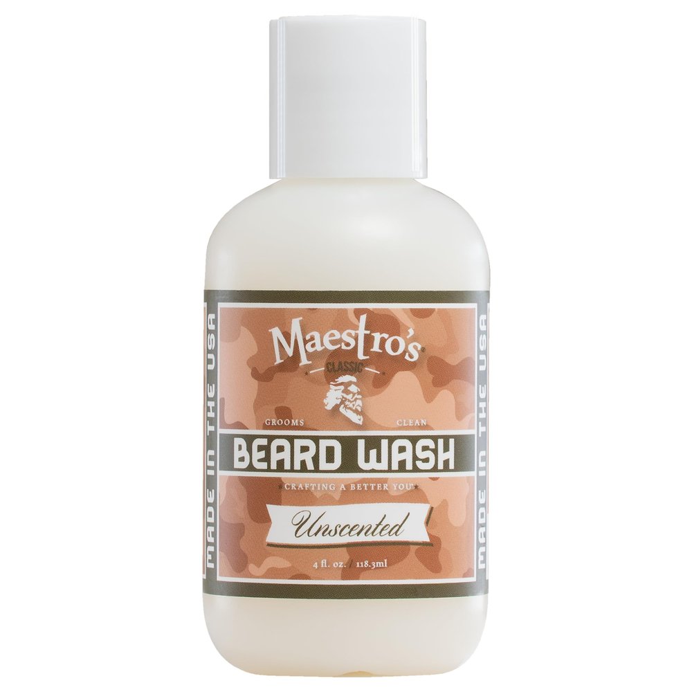 Maestro's Classic Modest Beard Wash, 4 Ounce by Maestro's Classic