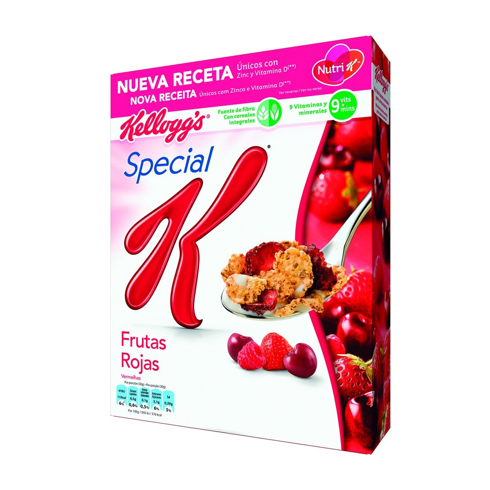 Cereales Kelloggs Especial K Frutas Rojas 300 g