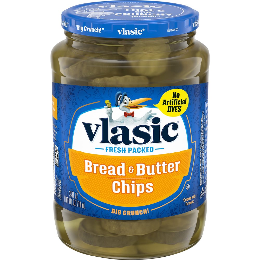 Vlasic Bread and Butter Chips 710ml 24floz