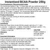 Instant Branched Chain Amino Acids 250g - Vegan (BCAA) view 3