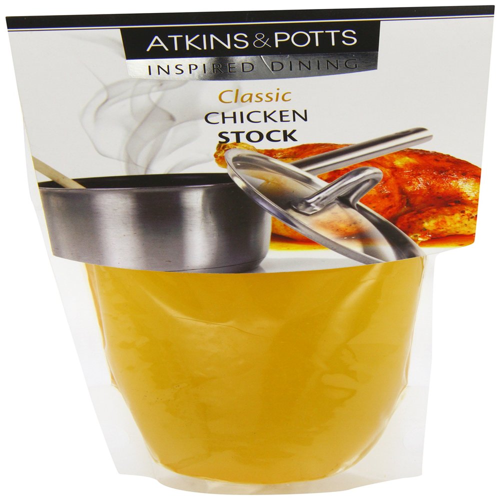 Atkins & Potts Chicken Stock (Pack of 3)