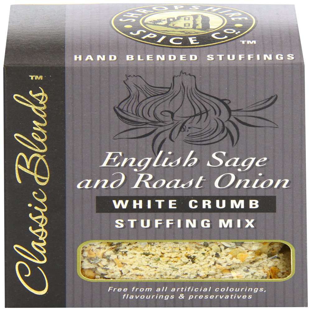 Shropshire Spice Co English Sage and Roast Onion Stuffing (Pack of 6)