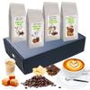 Easter gift flavored coffee "Gift set Easter coffee filter coffee 4 x 200g in gift box (Ganze beans) view 1
