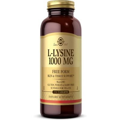 Solgar L-Lysine 1000 mg Tablets - Pack of 250