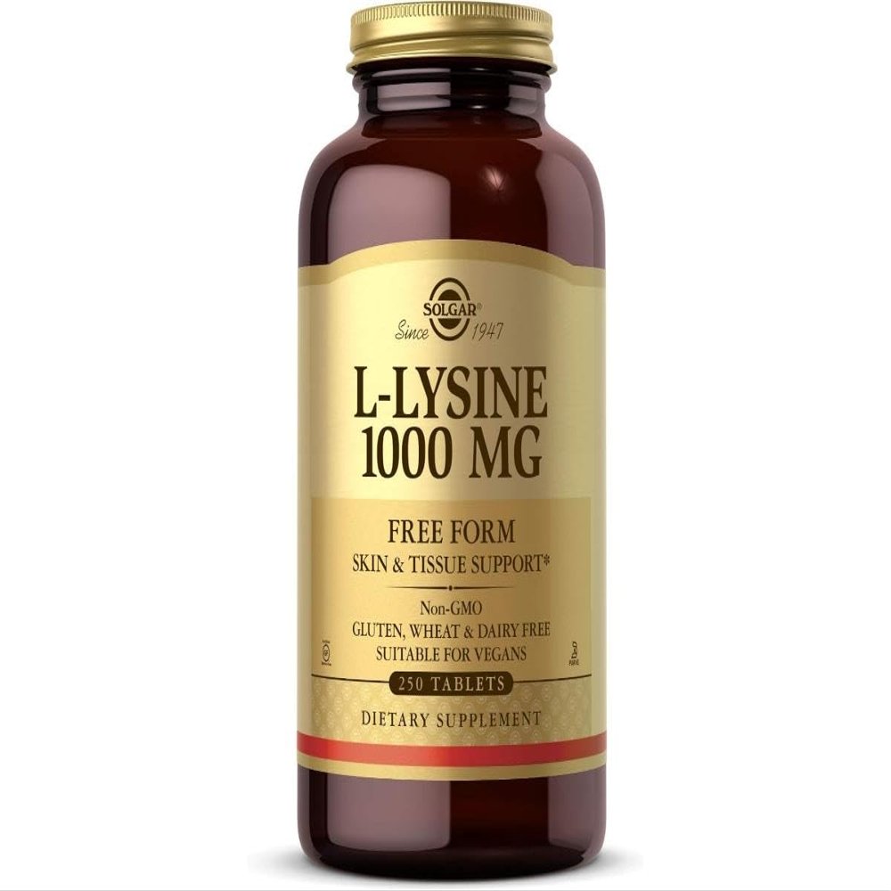 Solgar L-Lysine 1000 mg Tablets - Pack of 250