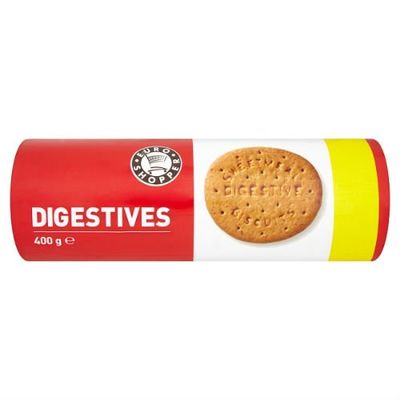 Euro Shopper Digestives Biscuits 400g Case of 15