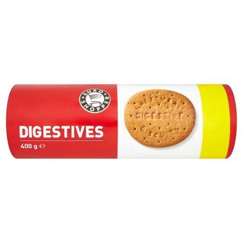 Euro Shopper Digestives Biscuits 400g Case of 15