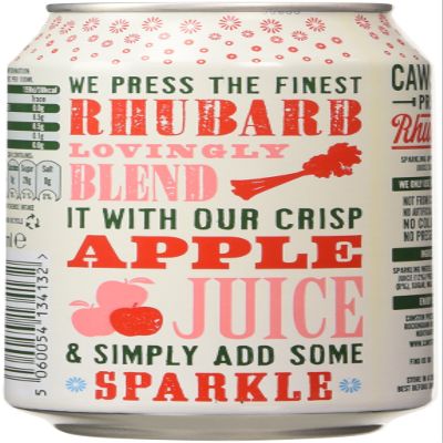 CAWSTON PRESS Rhubarb Can 330ml (PACK OF 12)