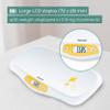 Beurer BY80 Baby Scale | Digital baby weighing scale with large LCD screen | Curved platform for comfort and safety | Tare and hold functions for easy weighing | 20kg load capacity | Easy wipe-clean view 4
