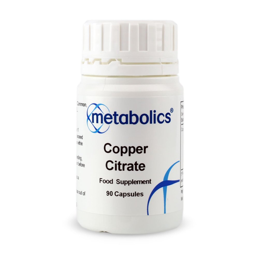 Copper Citrate Pot of 90 Capsules