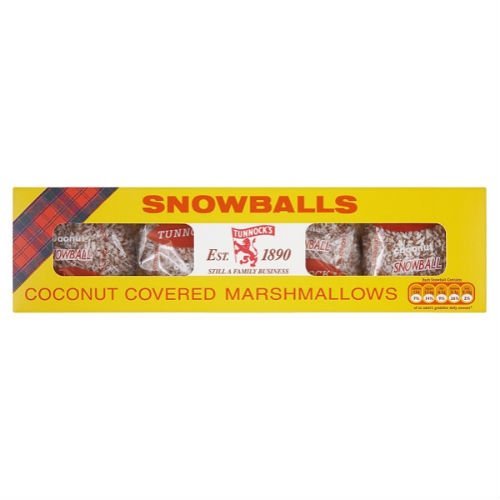 Tunnock's 4 Snowballs Biscuits 120g Case of 12