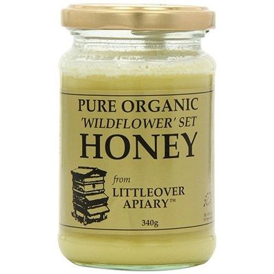 3 Pack x Organic Set Wildflower Honey (340g) - Littleover Apiaries