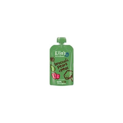 3 Pack x S1 Broccoli Pears & Peas (120g) - Ellas Kitchen