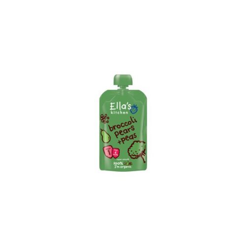 3 Pack x S1 Broccoli Pears & Peas (120g) - Ellas Kitchen