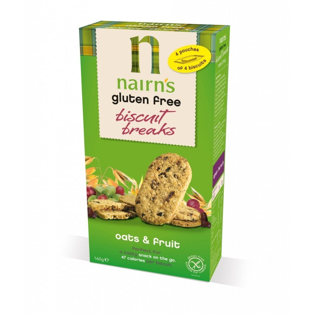 Nairns G/F Oat & Fruit Biscuit Breaks x 2
