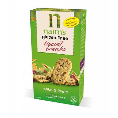 Nairns G/F Oat & Fruit Biscuit Breaks x 6