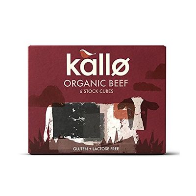 6 Pack x Org Beef Stock Cubes (66g) - Kallo