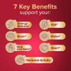 Seven Seas Perfect7 Woman Plus, Multivitamin For Women With Omega-3, Vitamin D And Zinc For Womens Health Support 1-7, 30 Tablets plus 30 Capsules, 1 Month Supply view 3