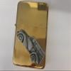 Morris Minor Traveler 3D flip top petrol lighter windproof GOLD refillable ref161 view 1