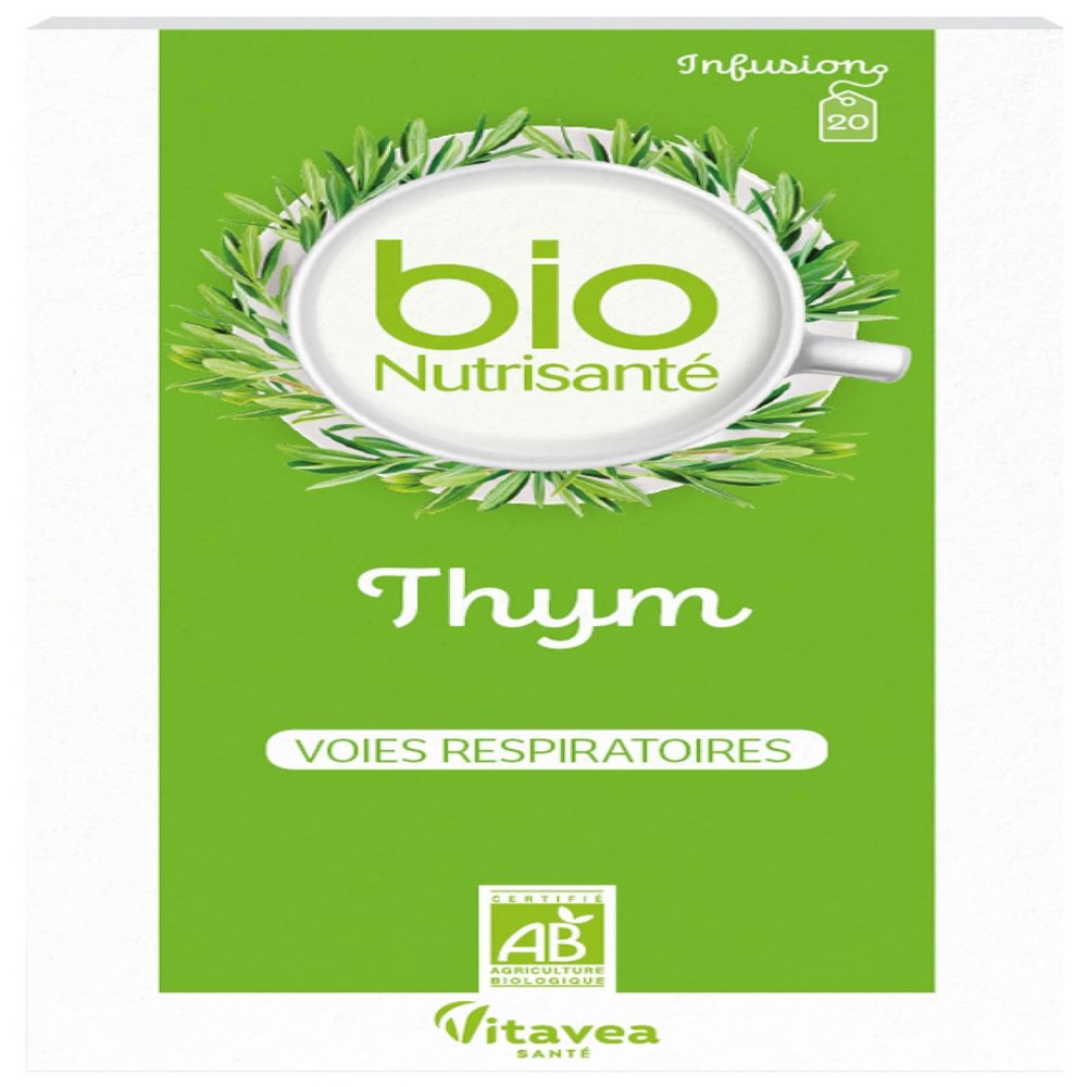 Vitavea Organic Infusion Thyme 20 Sachets