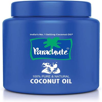 Parachute 100% Pure and Natural Unrefined Coconut Oil | No Chemicals & Added Preservatives | 200ml Jar