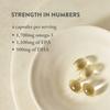 Bare Biology Super-Strength Fish Oil 1,700mg Omega-3 - Life & Soul Daily Minis Omega 3 Capsules, 1,100mg 500mg DHA, Supports Heart, Brain Function & Eye Health view 3