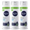 NIVEA FOR MEN Sensitive, Shaving Gel 7 oz (Pack of 3) view 1
