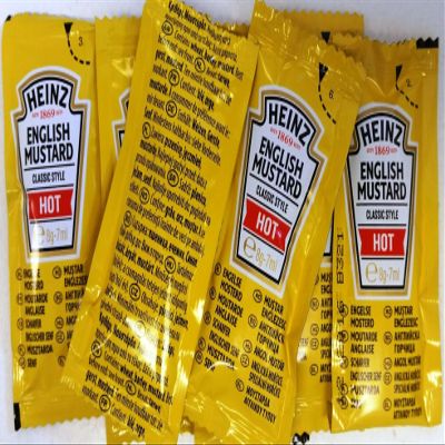 25 x Heinz English Mustard - Individual 5g sachets