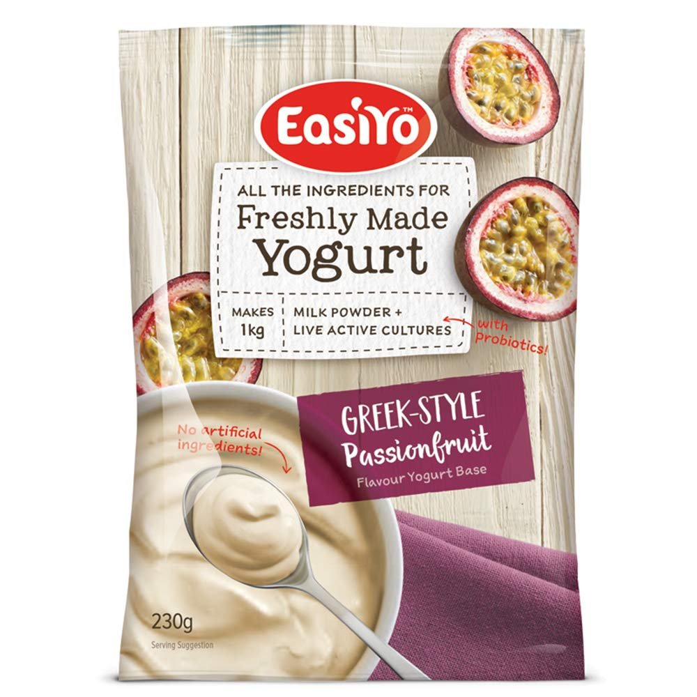 Easiyo Greek & Passionfruit Premium Yoghurt Mix 230g