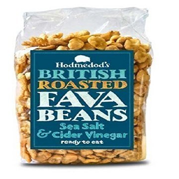 HODMEDOD'S Roasted Fava Beans - Sea Salt & Cider Vinegar 300g (Pack of 2)