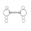French Link 3 Ring Gag (Continental/Dutch Gag) Double Jointed Bits 2, 3 or 4 ring gags view 1