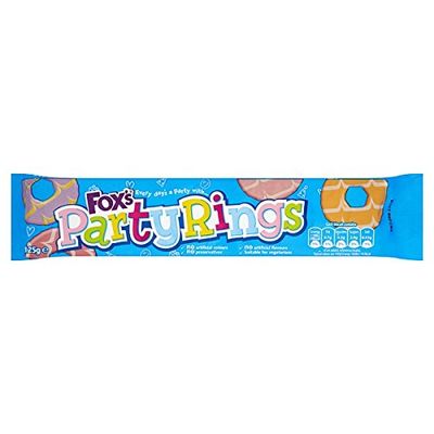 Fox's Party Rings 125g (Pack of 12 x 125g)
