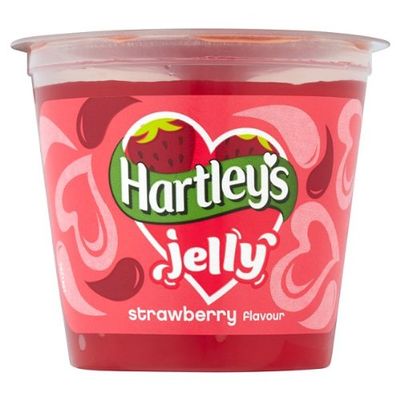 Hartley's Jelly Strawberry Flavour 125g (Pack of 12 x 125g)