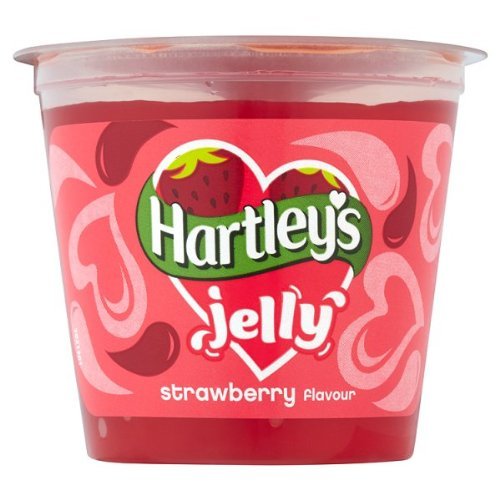 Hartley's Jelly Strawberry Flavour 125g (Pack of 12 x 125g)